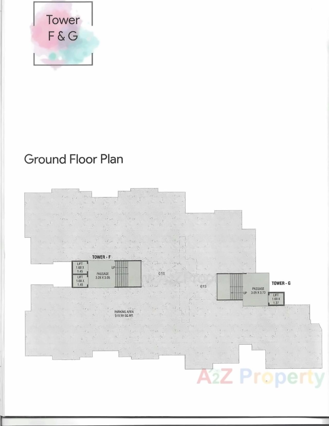 Layout of real estate project Shantam Skyline located at Tarsali, Vadodara, Gujarat