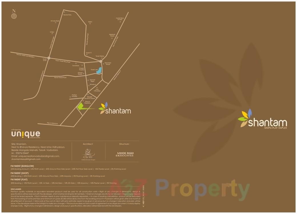  of real estate project Shantam located at Tarsali, Vadodara, Gujarat