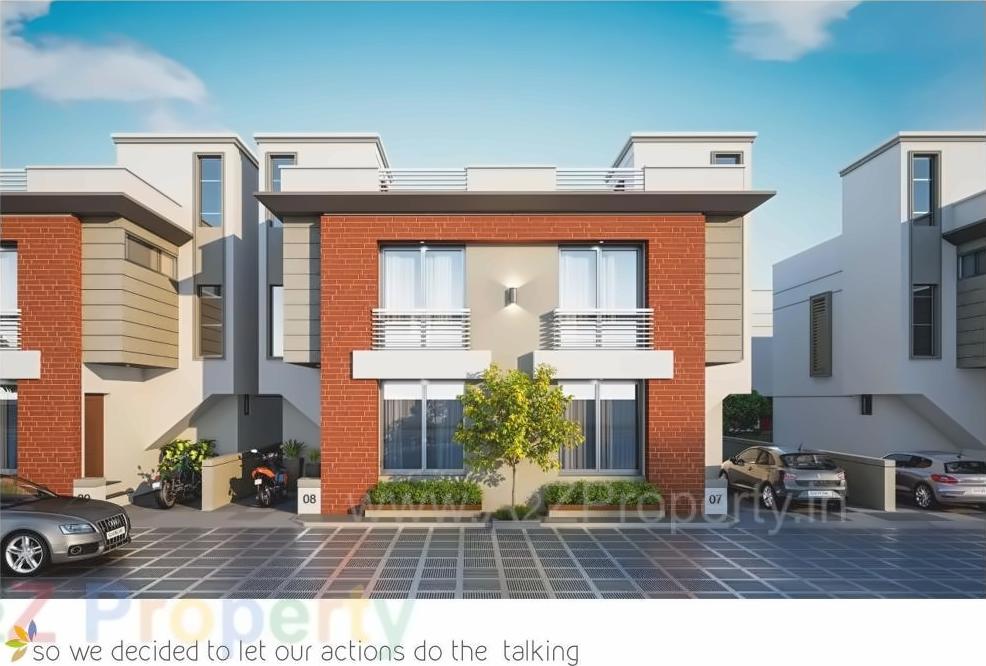 3D Elevation of real estate project Shantam located at Tarsali, Vadodara, Gujarat