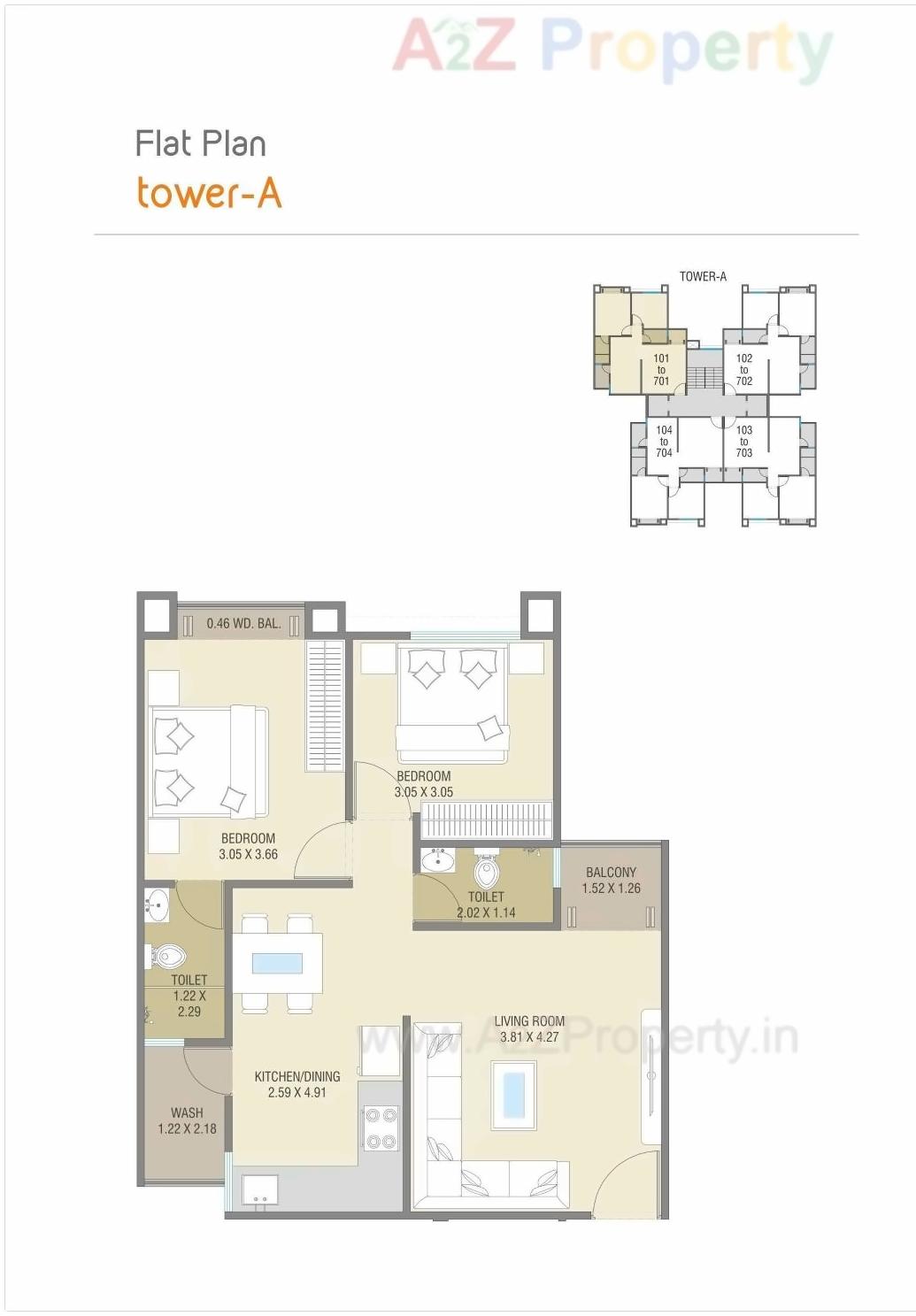 Layout of real estate project Shantam located at Tarsali, Vadodara, Gujarat