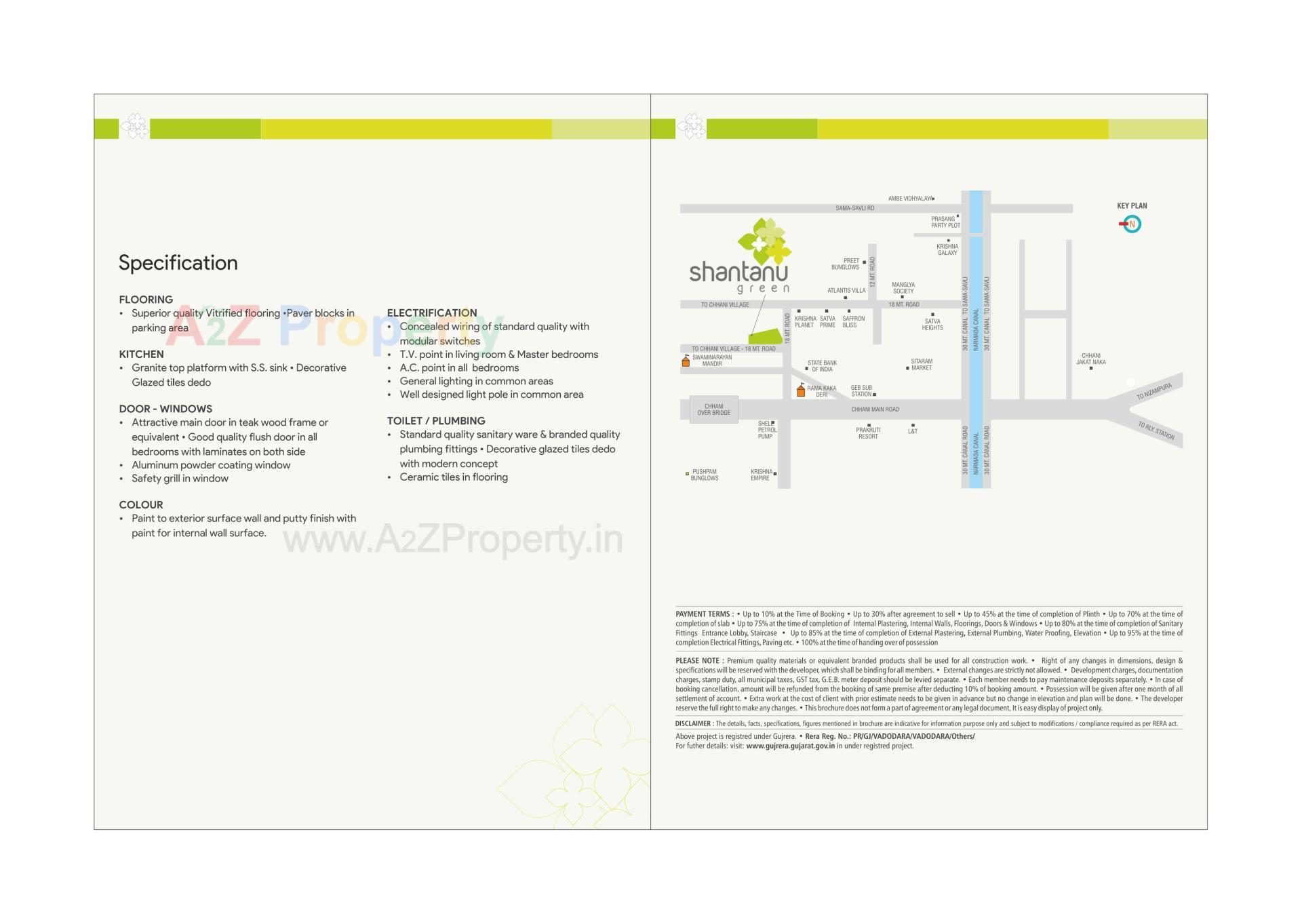  of real estate project Shantanu Green located at Chhani, Vadodara, Gujarat