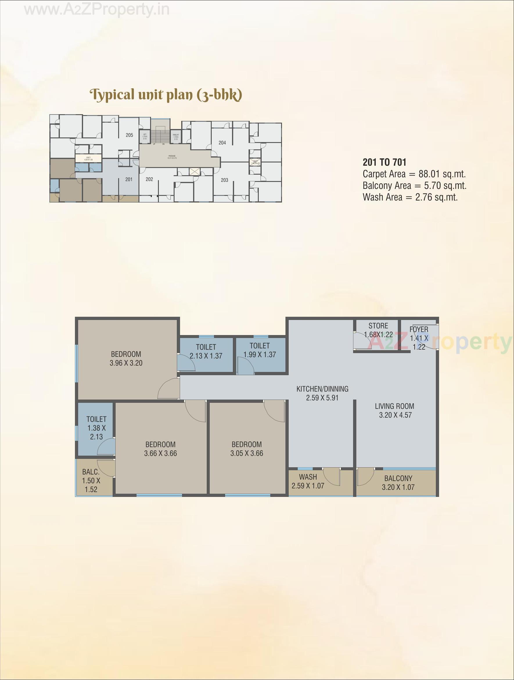 Layout of real estate project Shanti Kunj located at Nagarwada, Vadodara, Gujarat