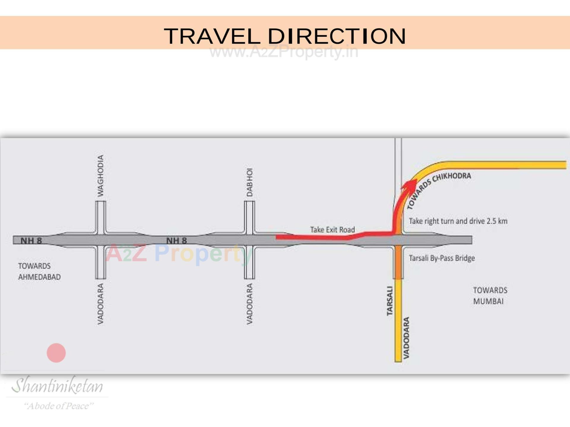  of real estate project Shantiniketan located at Chikhodra, Vadodara, Gujarat