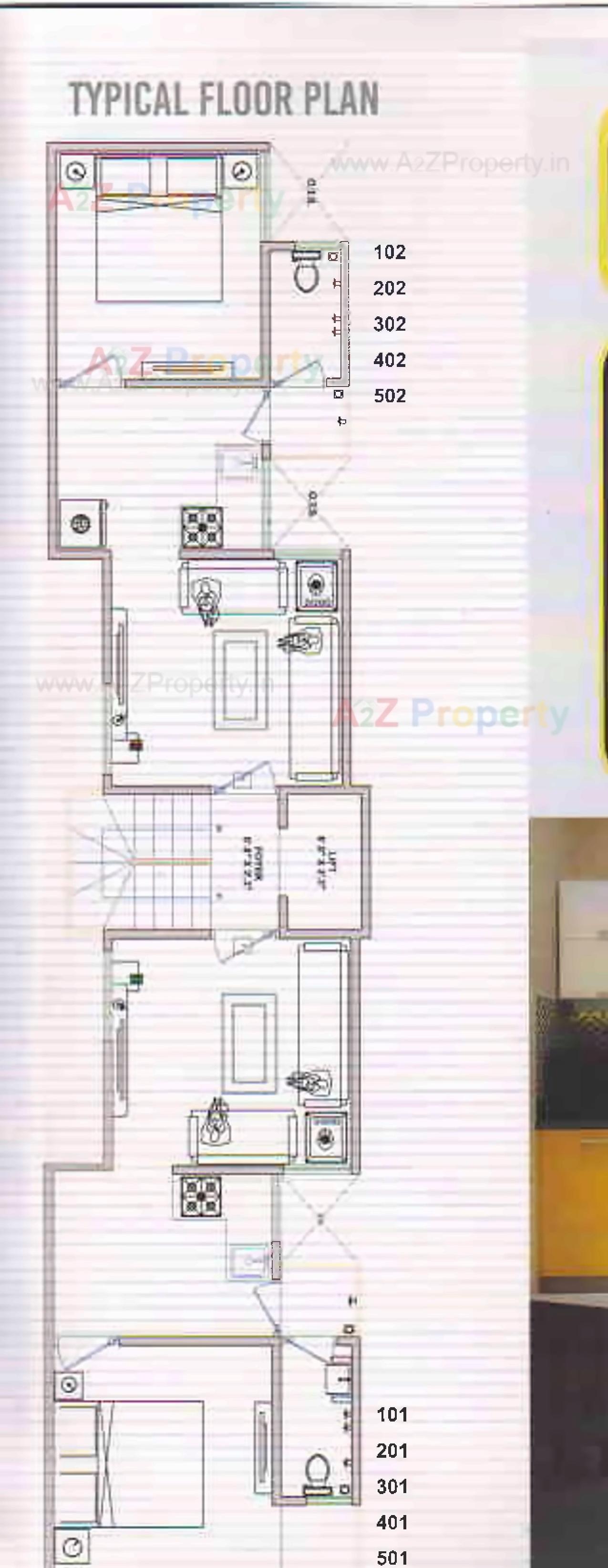 Layout of real estate project Shardey Residency located at Kasba, Vadodara, Gujarat