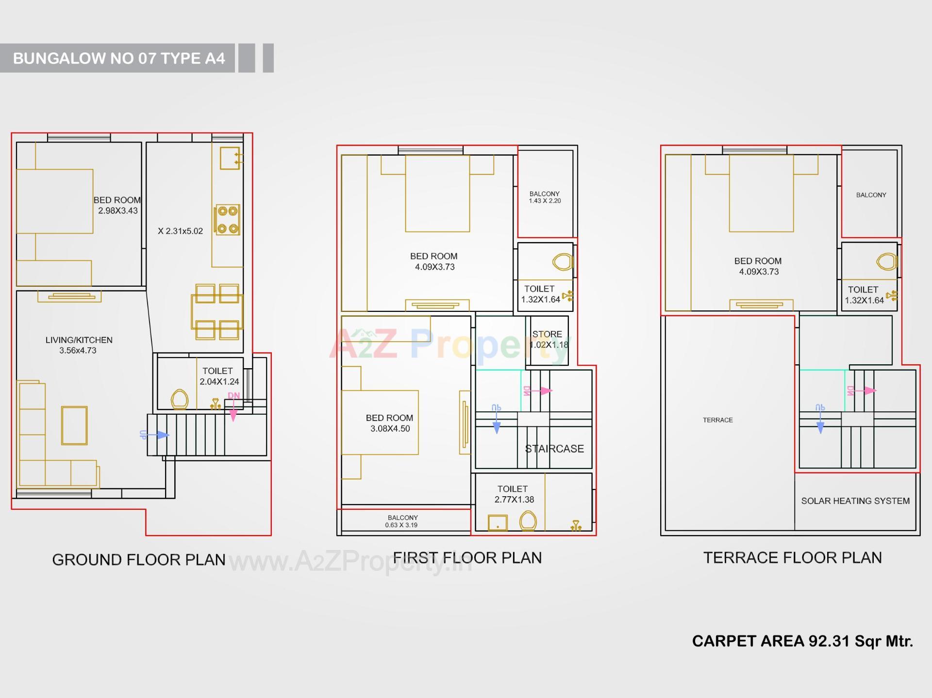 Layout of real estate project Sharnam located at Harni, Vadodara, Gujarat