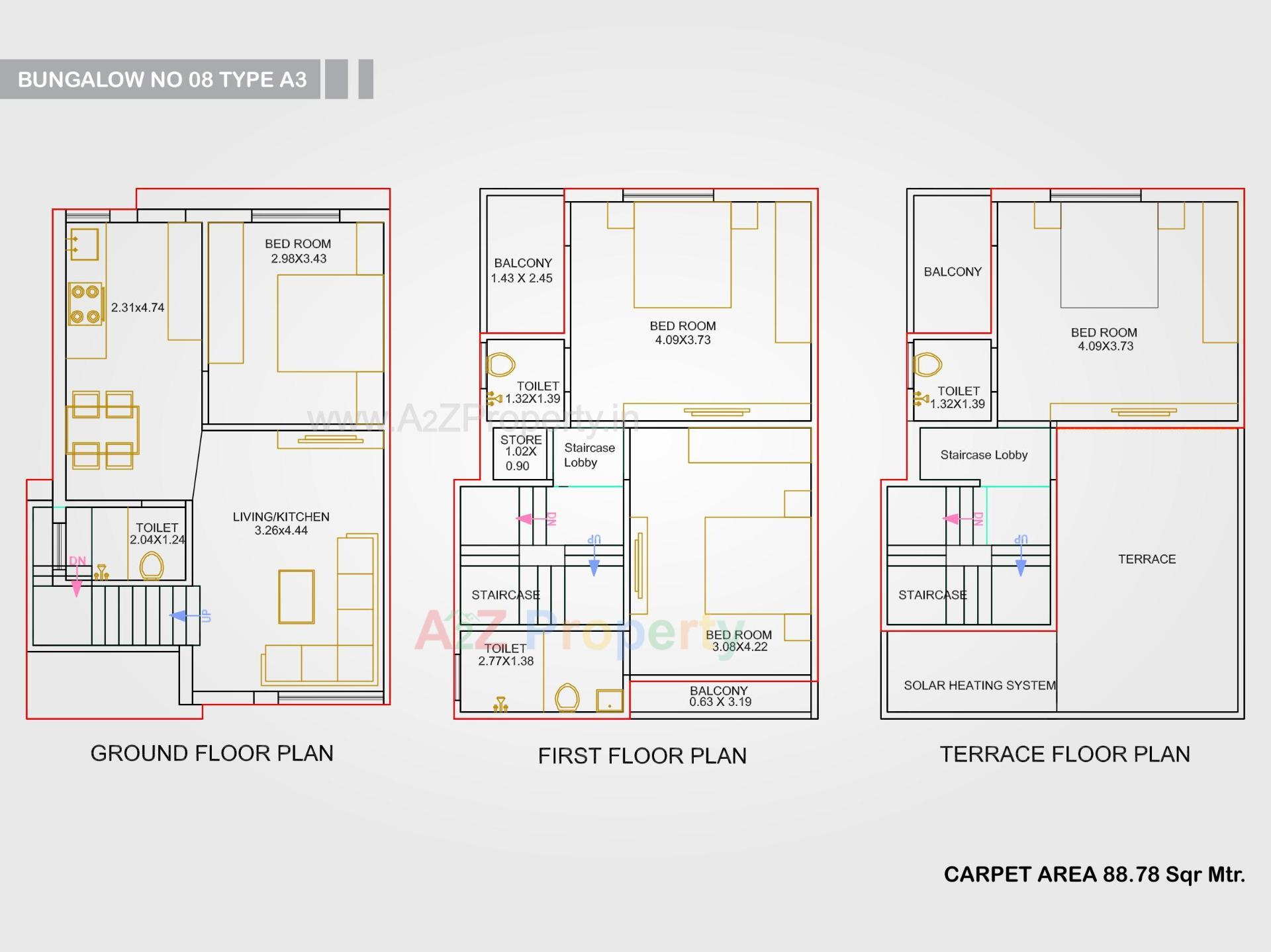 Layout of real estate project Sharnam located at Harni, Vadodara, Gujarat
