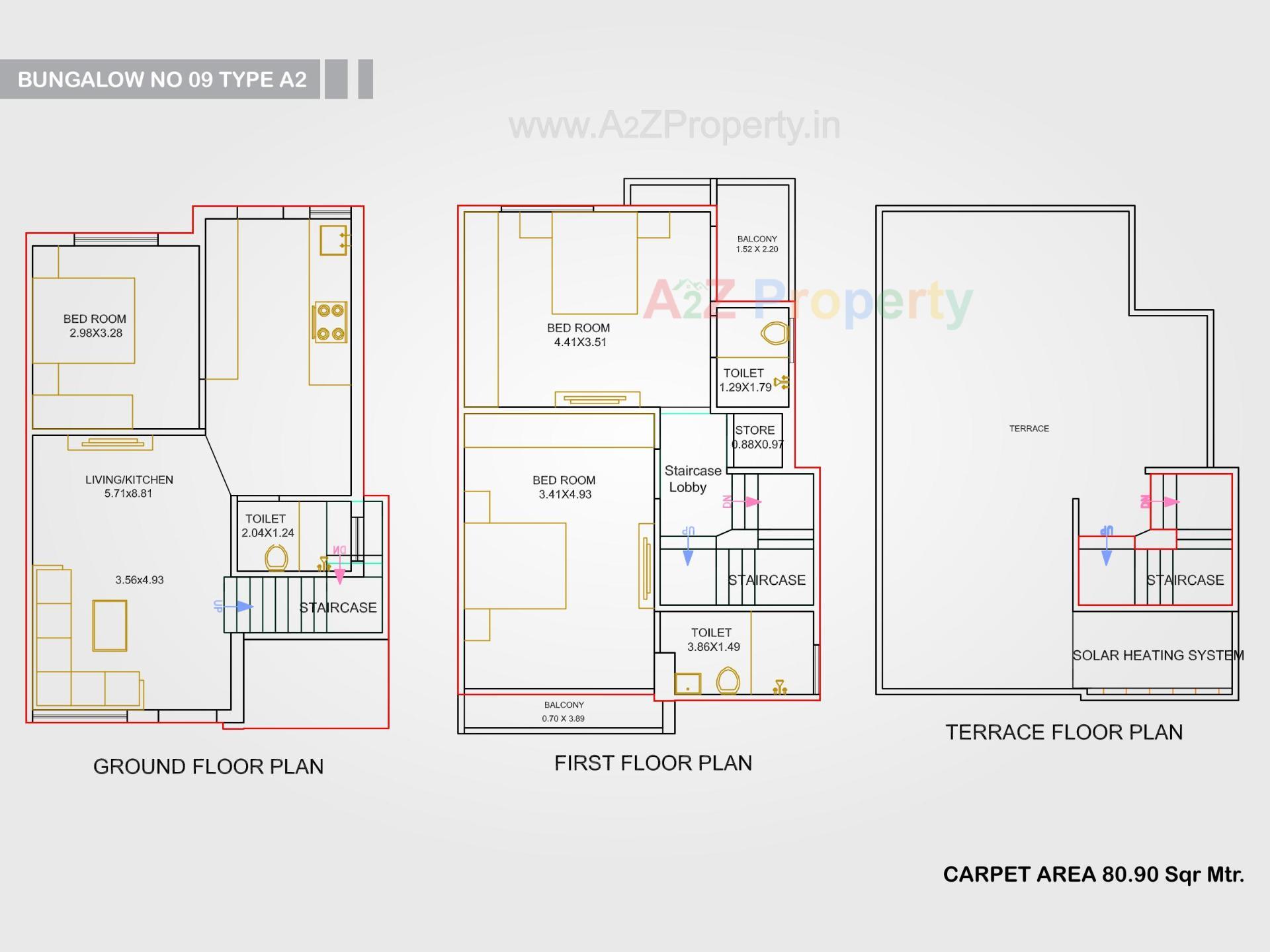 Layout of real estate project Sharnam located at Harni, Vadodara, Gujarat