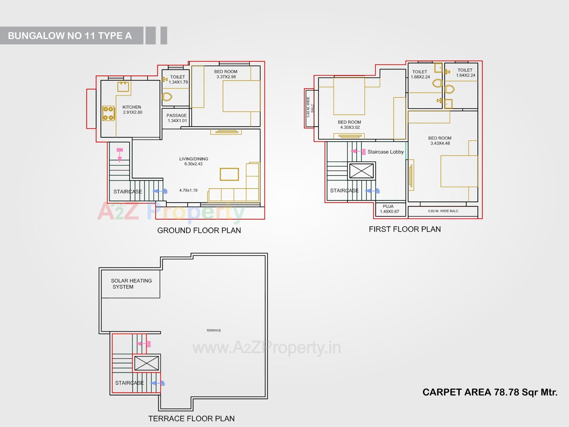 Layout of real estate project Sharnam located at Harni, Vadodara, Gujarat