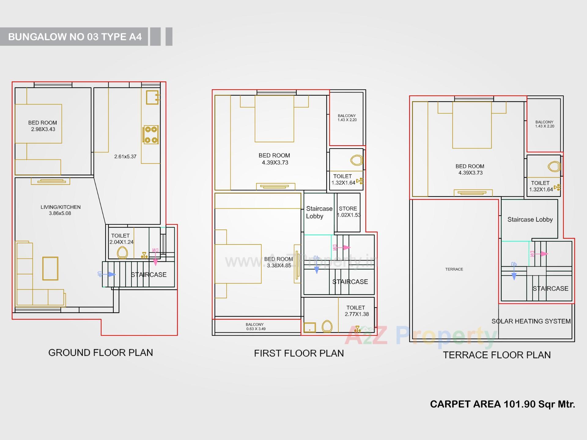 Layout of real estate project Sharnam located at Harni, Vadodara, Gujarat