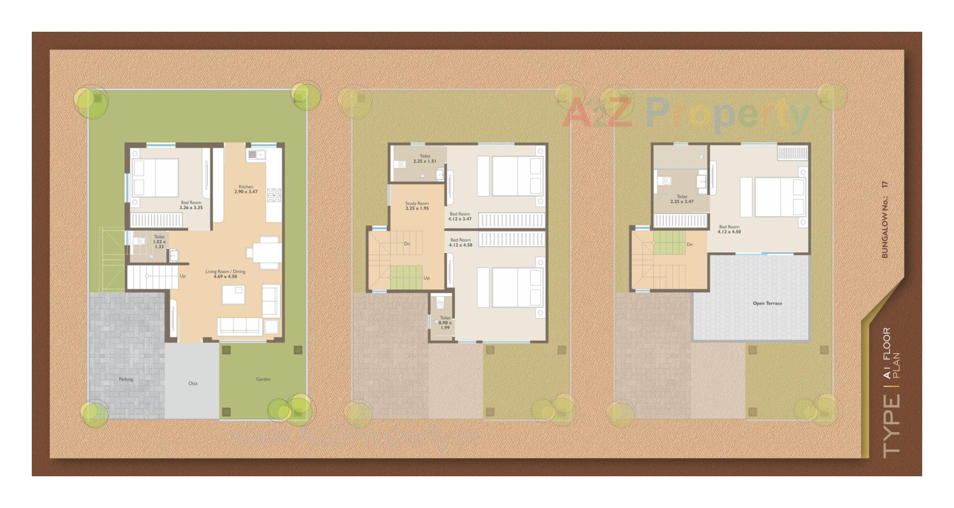 Layout of real estate project Sharnam Bungalows located at Chhani, Vadodara, Gujarat