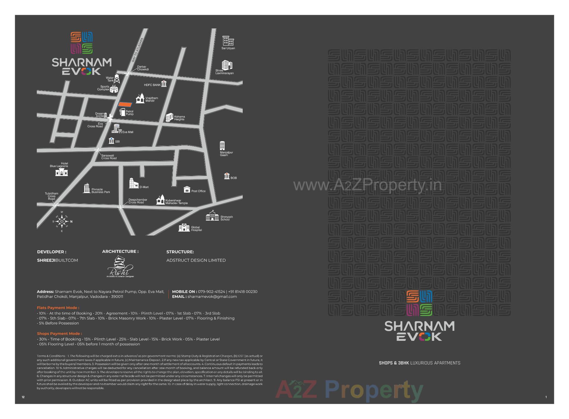  of real estate project Sharnam Evok located at Manjalpur, Vadodara, Gujarat