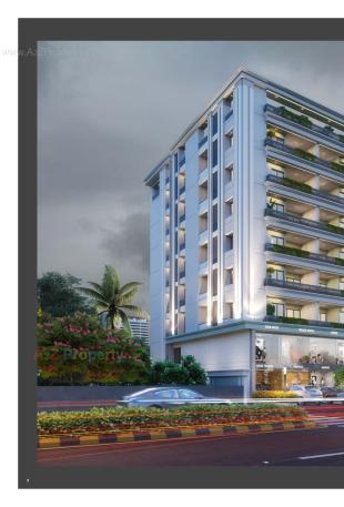 Elevation of real estate project Sharnam Evok located at Manjalpur, Vadodara, Gujarat