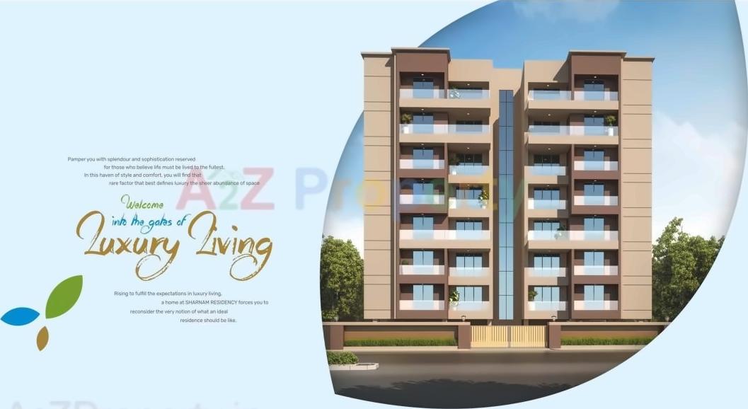 3D Elevation of real estate project Sharnam Residency located at Savad, Vadodara, Gujarat