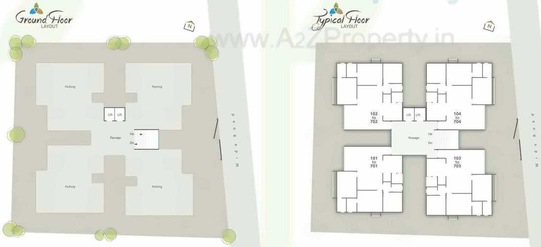 Layout of real estate project Sharnam Residency located at Savad, Vadodara, Gujarat