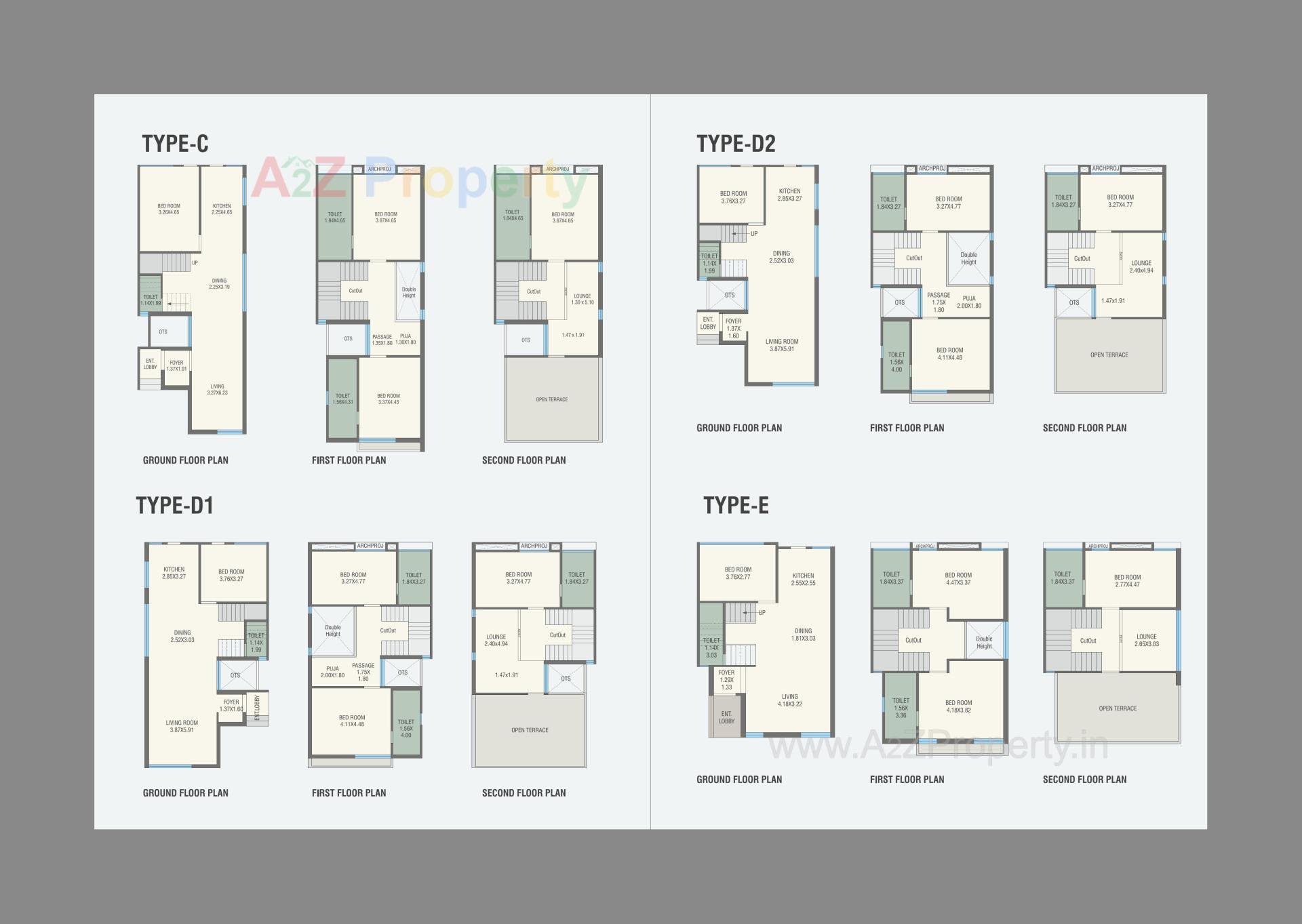 Layout of real estate project Sharnam Serenity located at Harni, Vadodara, Gujarat