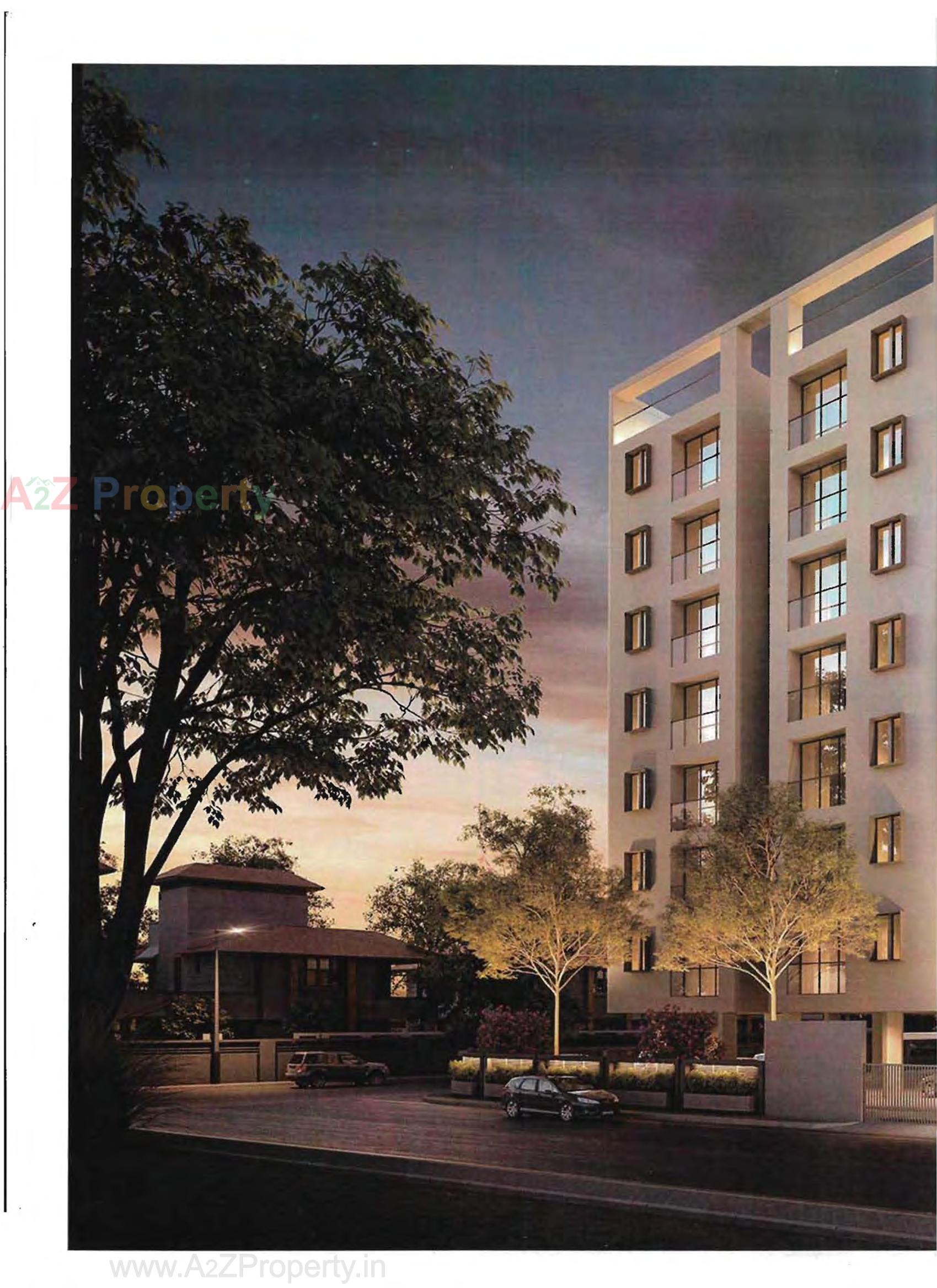 3D Elevation of real estate project Sharnam Signature located at Harni, Vadodara, Gujarat