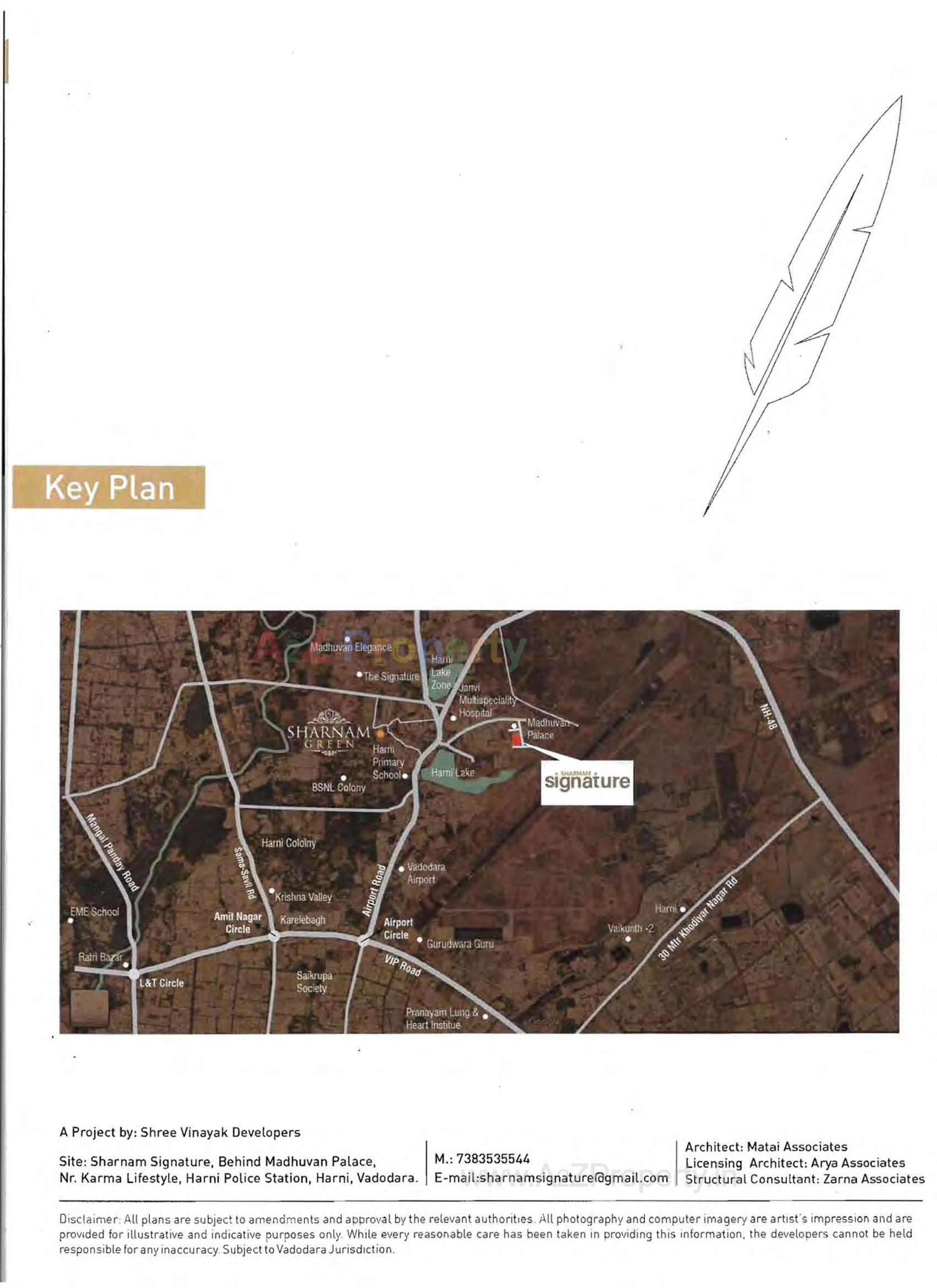  of real estate project Sharnam Signature located at Harni, Vadodara, Gujarat