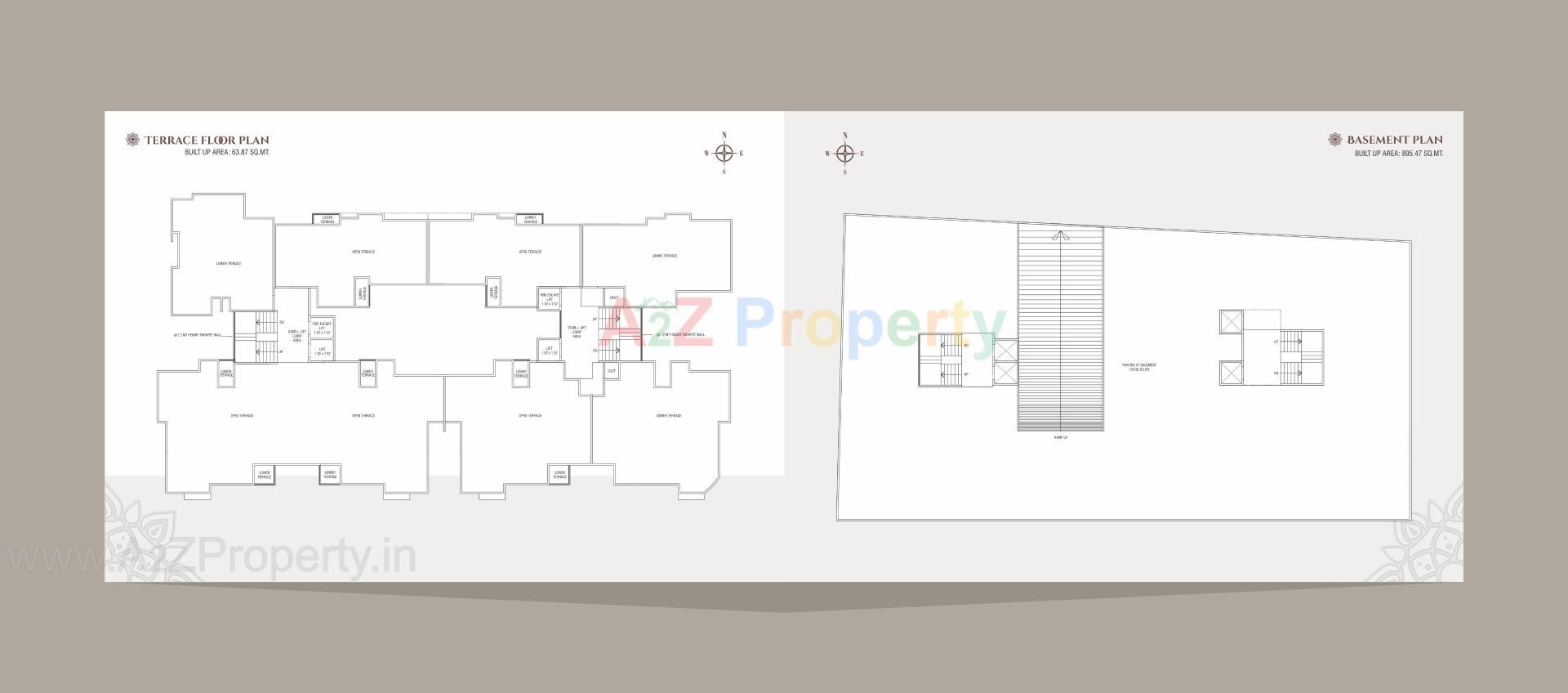 Layout of real estate project Sharnam Signature located at Gorwa, Vadodara, Gujarat