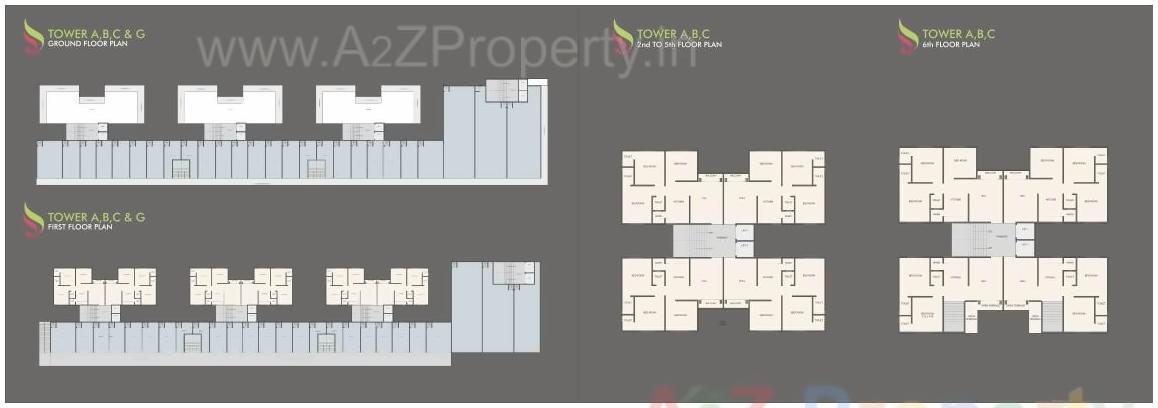 Layout of real estate project Sharnam located at Bapod, Vadodara, Gujarat
