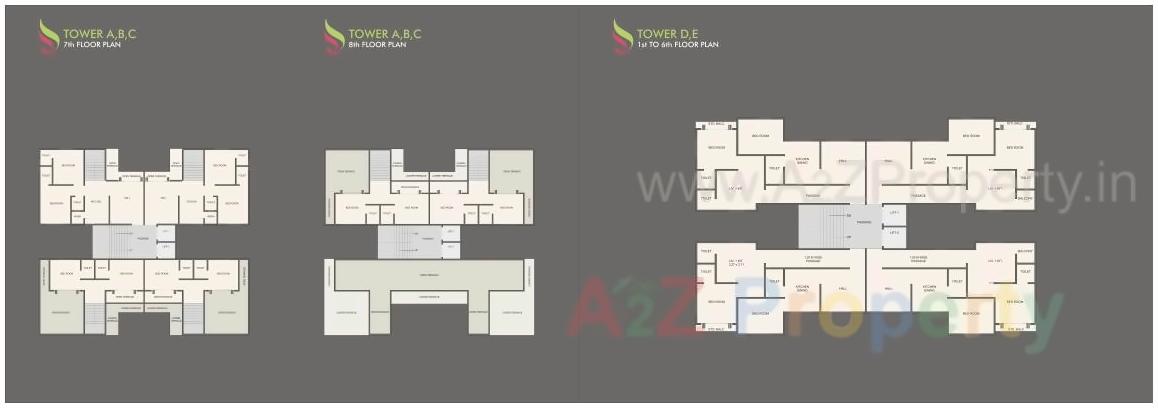 Layout of real estate project Sharnam located at Bapod, Vadodara, Gujarat