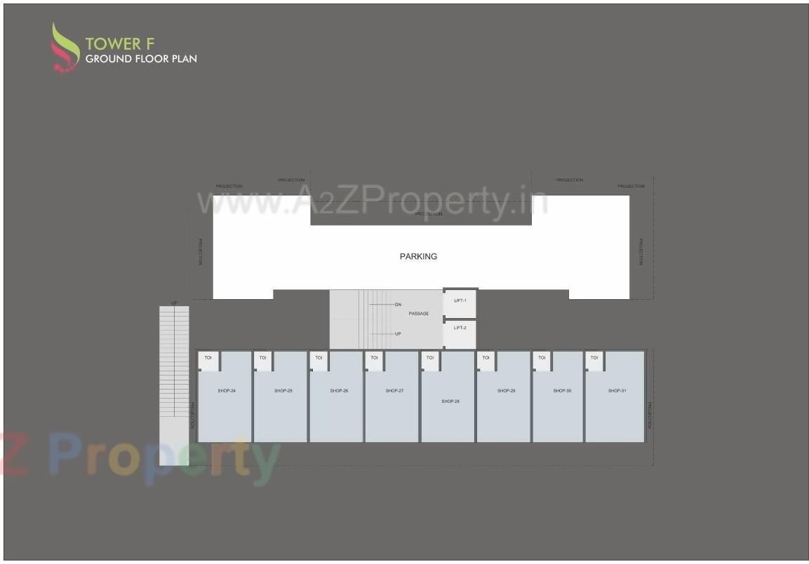 Layout of real estate project Sharnam located at Bapod, Vadodara, Gujarat