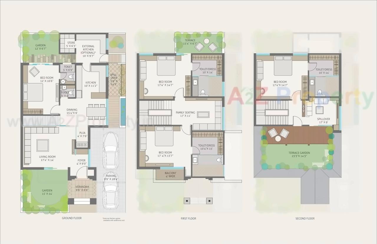 Layout of real estate project Sherwoods located at Khanpur, Vadodara, Gujarat