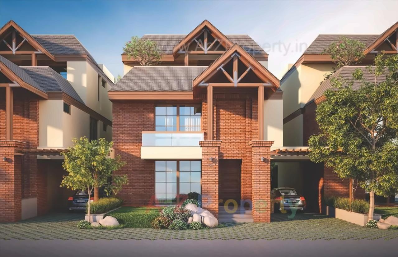 3D Elevation of real estate project Sherwoods located at Khanpur, Vadodara, Gujarat