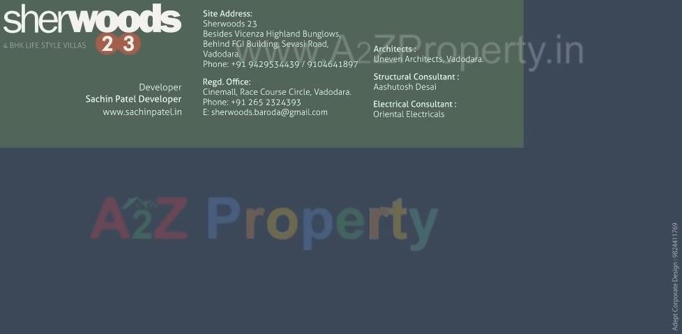 of real estate project Sherwoods located at Khanpur, Vadodara, Gujarat