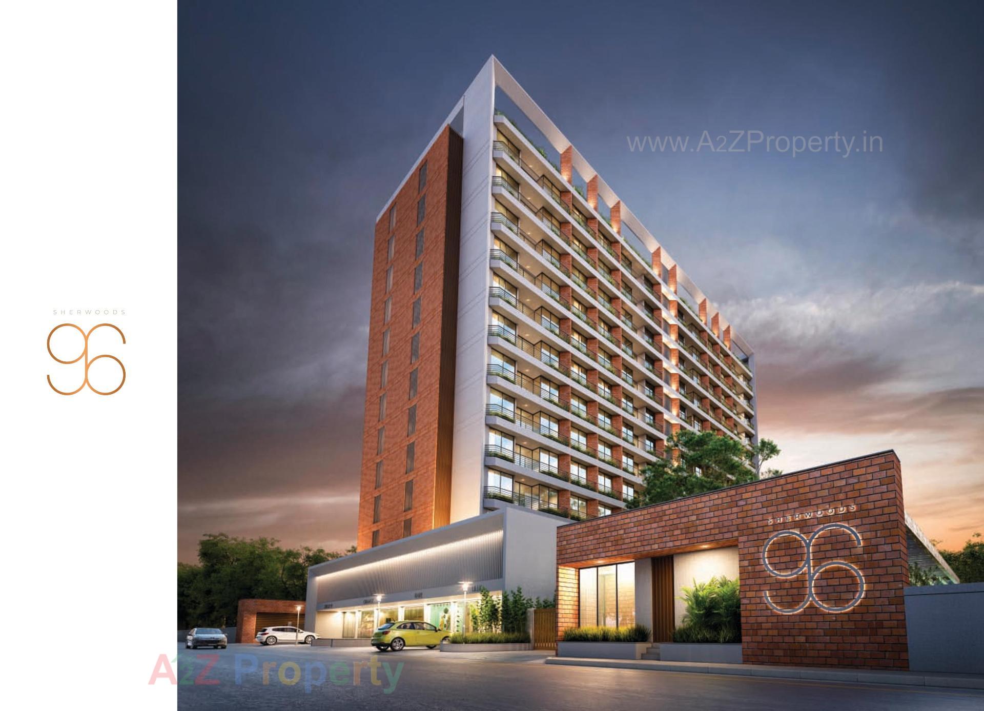 3D Elevation of real estate project Sherwoods located at Sevasi, Vadodara, Gujarat