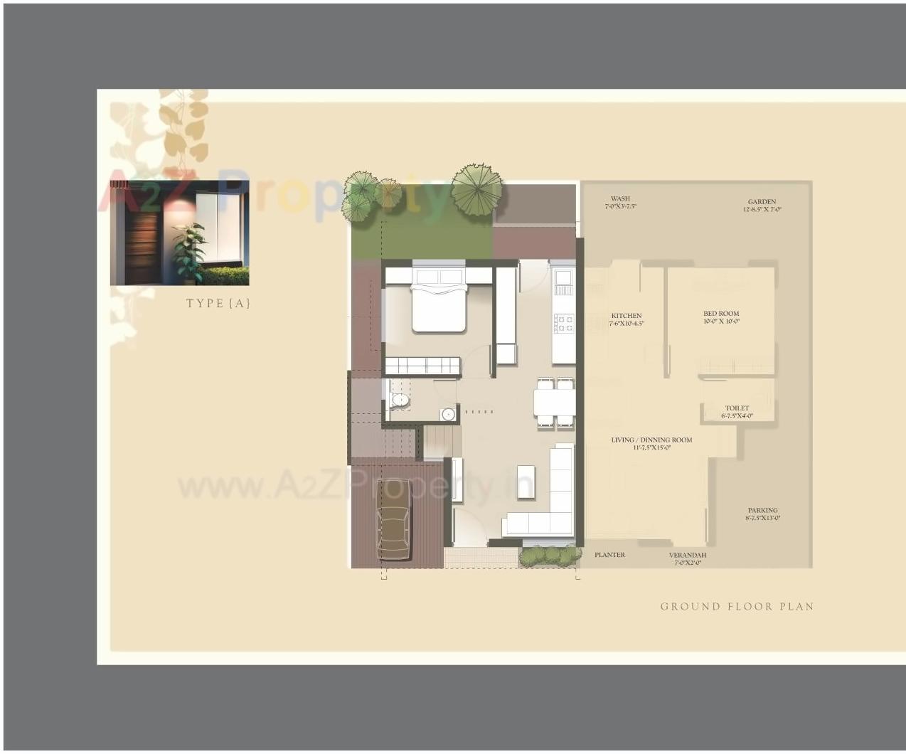 Layout of real estate project Sherwoods Bliss located at Talsat, Vadodara, Gujarat