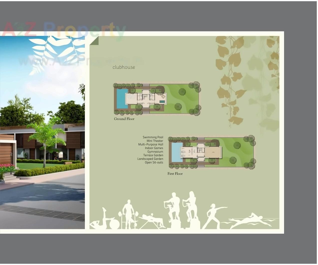 Layout of real estate project Sherwoods Bliss located at Talsat, Vadodara, Gujarat