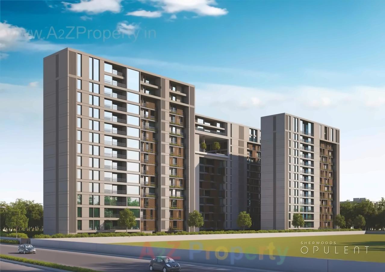3D Elevation of real estate project Sherwoods Opulent located at Sevasi, Vadodara, Gujarat