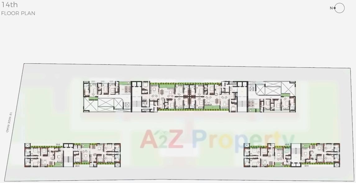 Layout of real estate project Sherwoods Opulent located at Sevasi, Vadodara, Gujarat