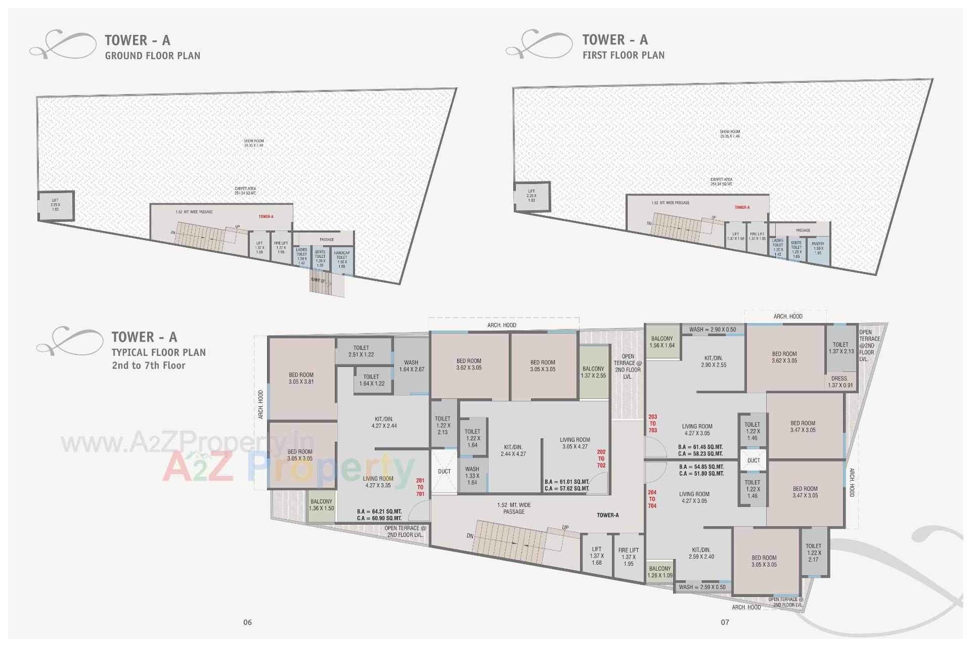 Layout of real estate project Shikhar Platinum located at Gorwa, Vadodara, Gujarat