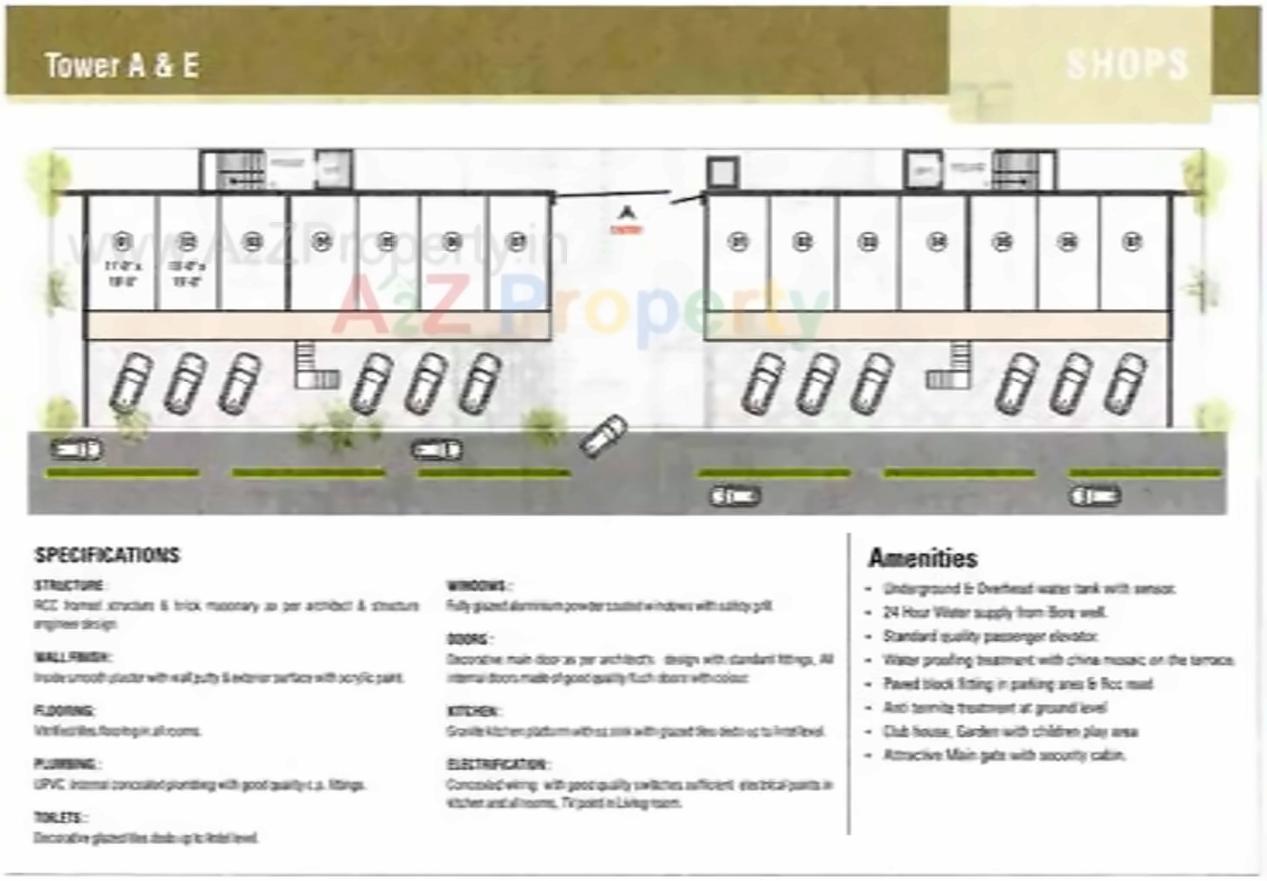  of real estate project Shilp Greens located at Sayajipura, Vadodara, Gujarat