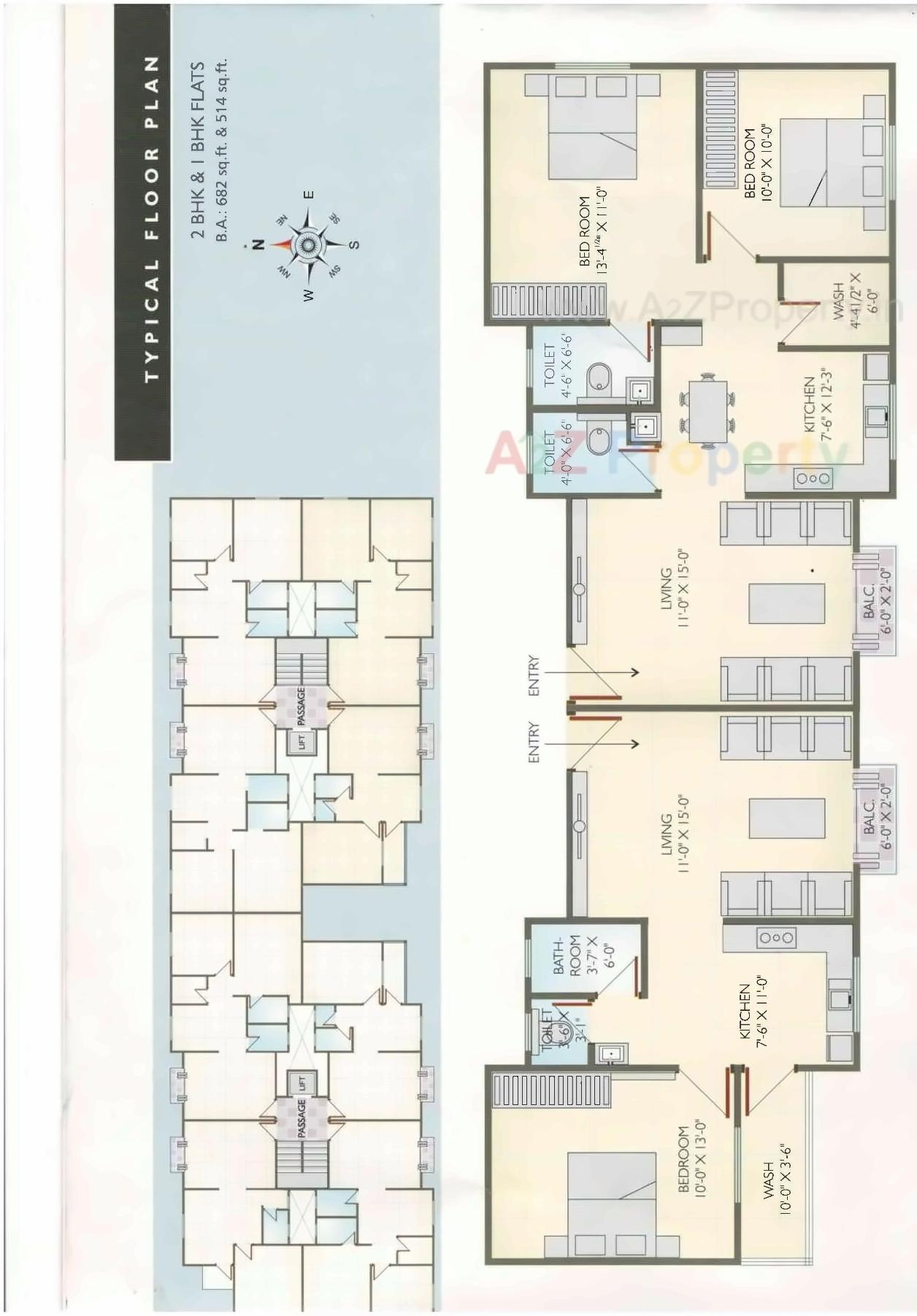 Layout of real estate project Shilp Residency located at Bapod, Vadodara, Gujarat