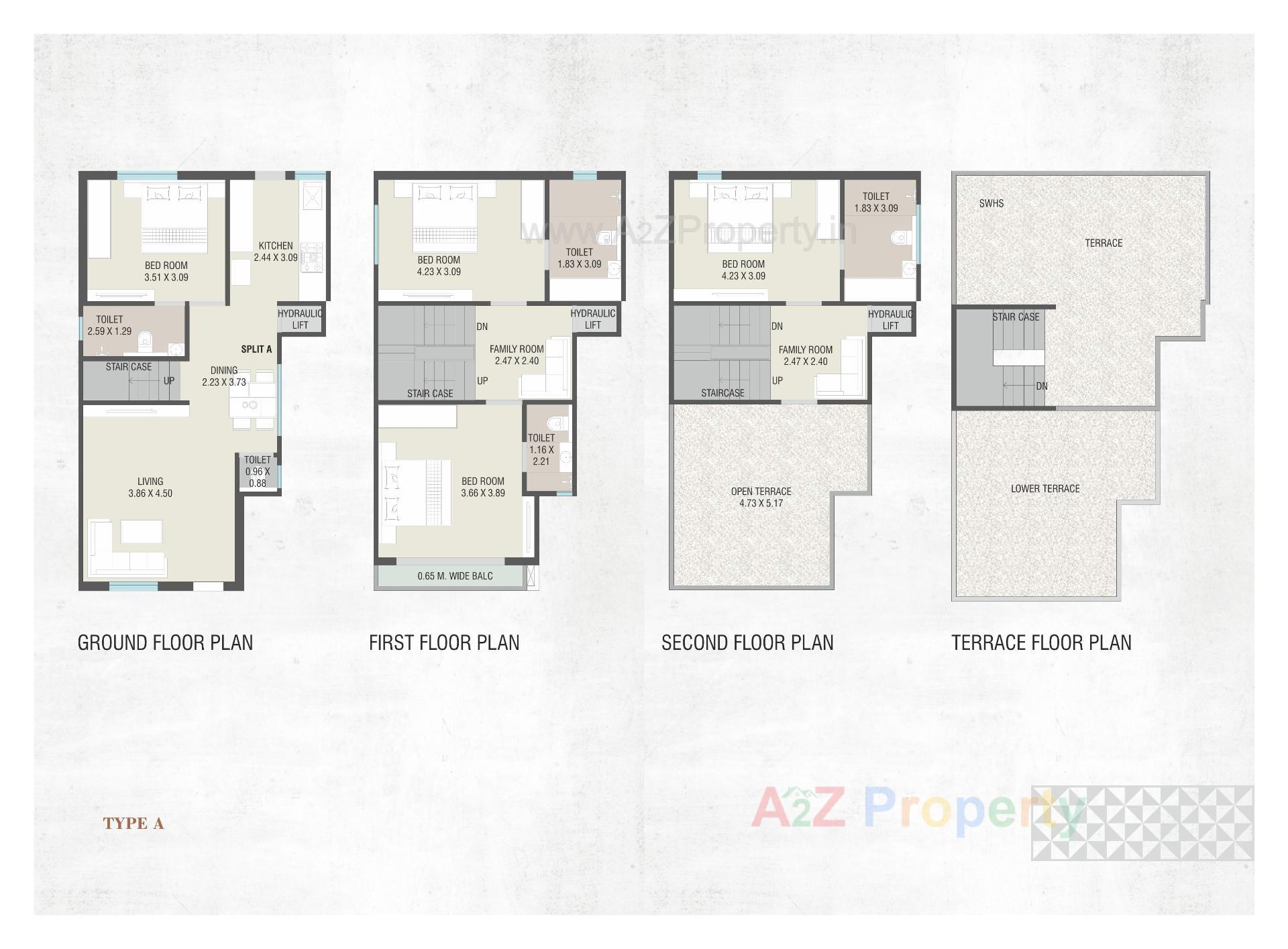 Layout of real estate project Shilp Serene located at Chhani, Vadodara, Gujarat