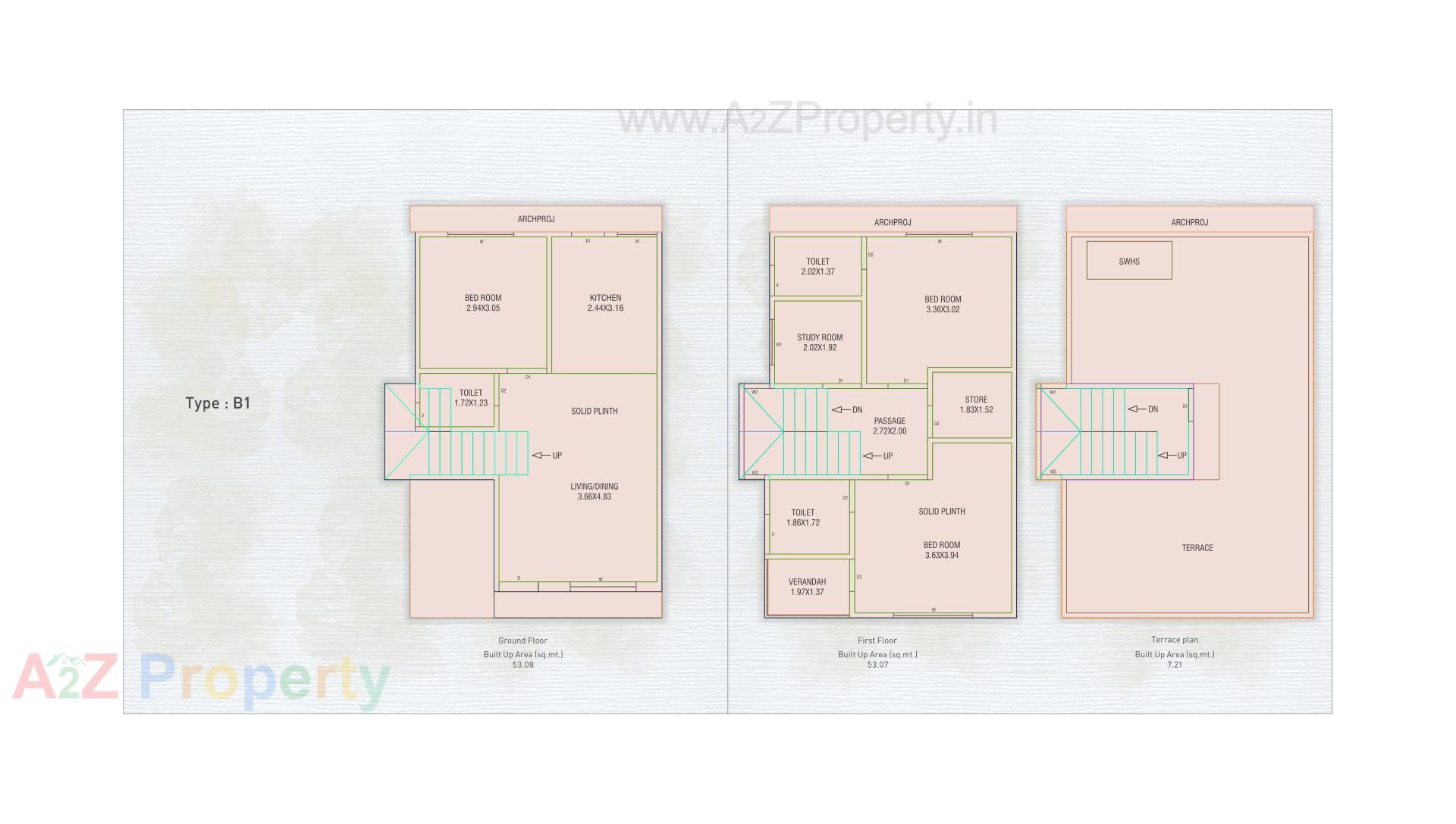 Layout of real estate project Shilp located at Kalali, Vadodara, Gujarat