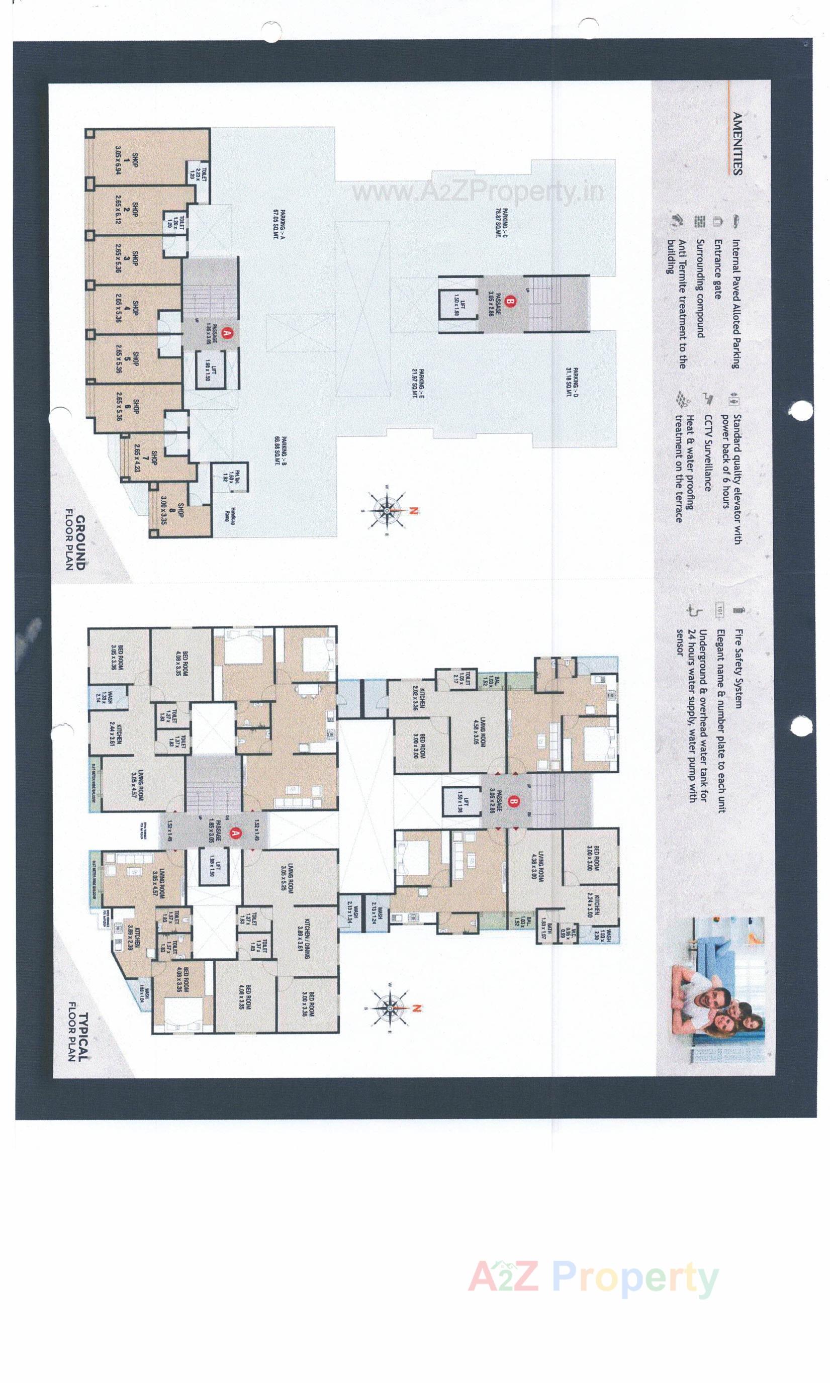 Layout of real estate project Shilpgram located at Bapod, Vadodara, Gujarat