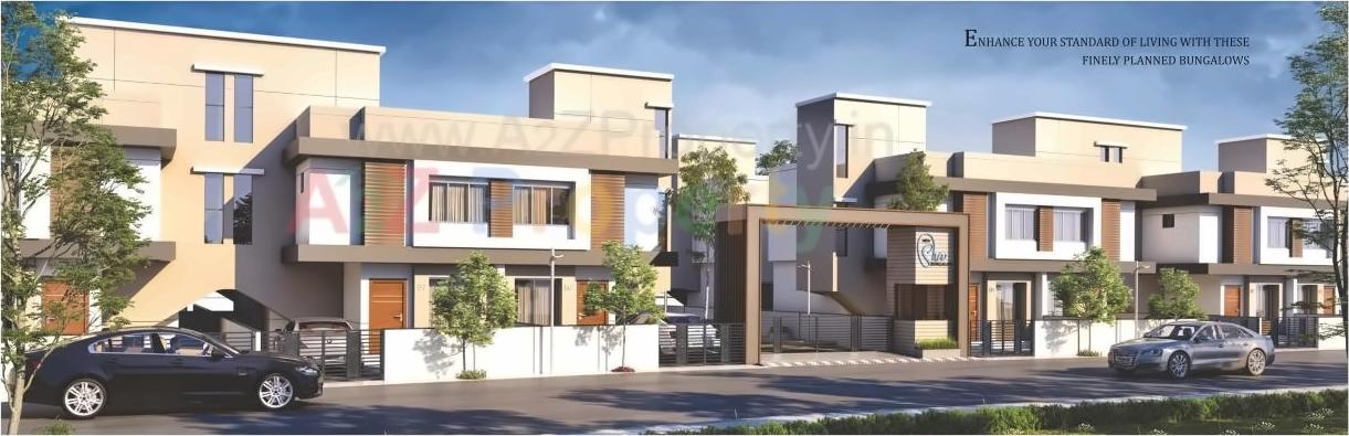 3D Elevation of real estate project Shiv Bungalow located at Bill, Vadodara, Gujarat