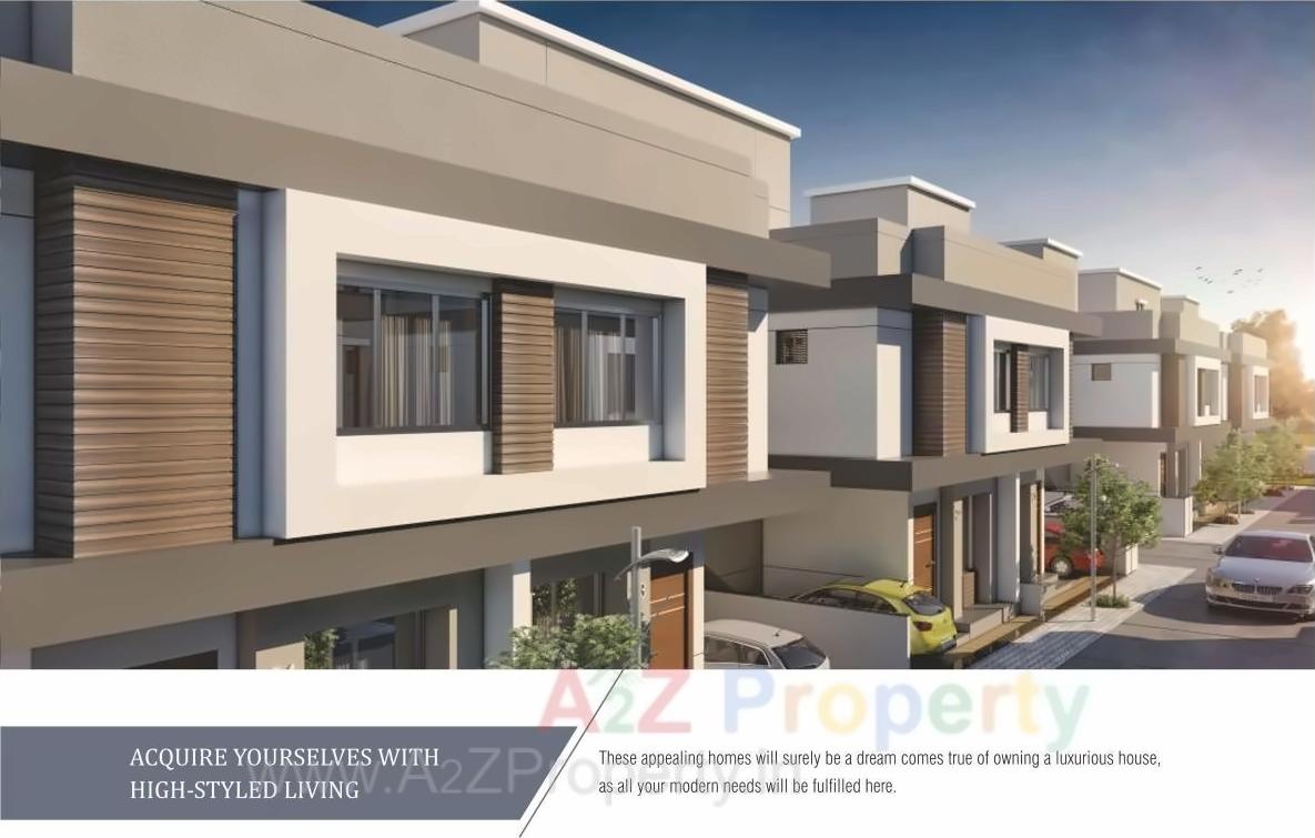 3D Elevation of real estate project Shiv Bungalow located at Bill, Vadodara, Gujarat