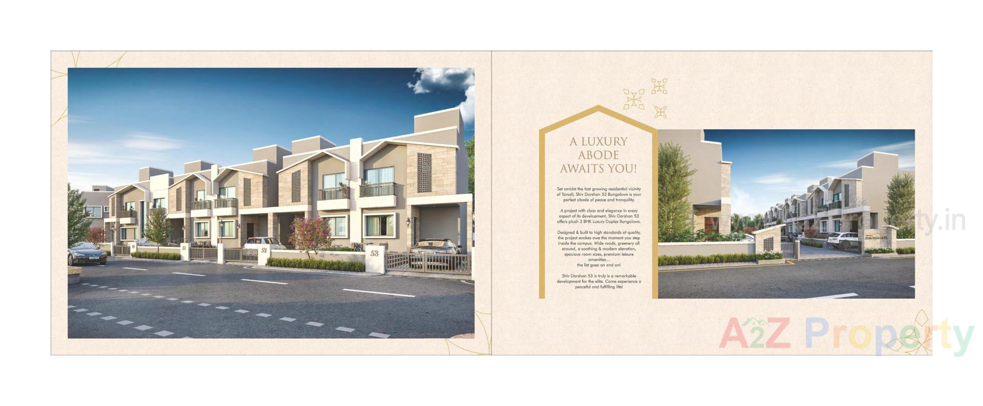 3D Elevation of real estate project Shiv Darshan located at Tarsali, Vadodara, Gujarat