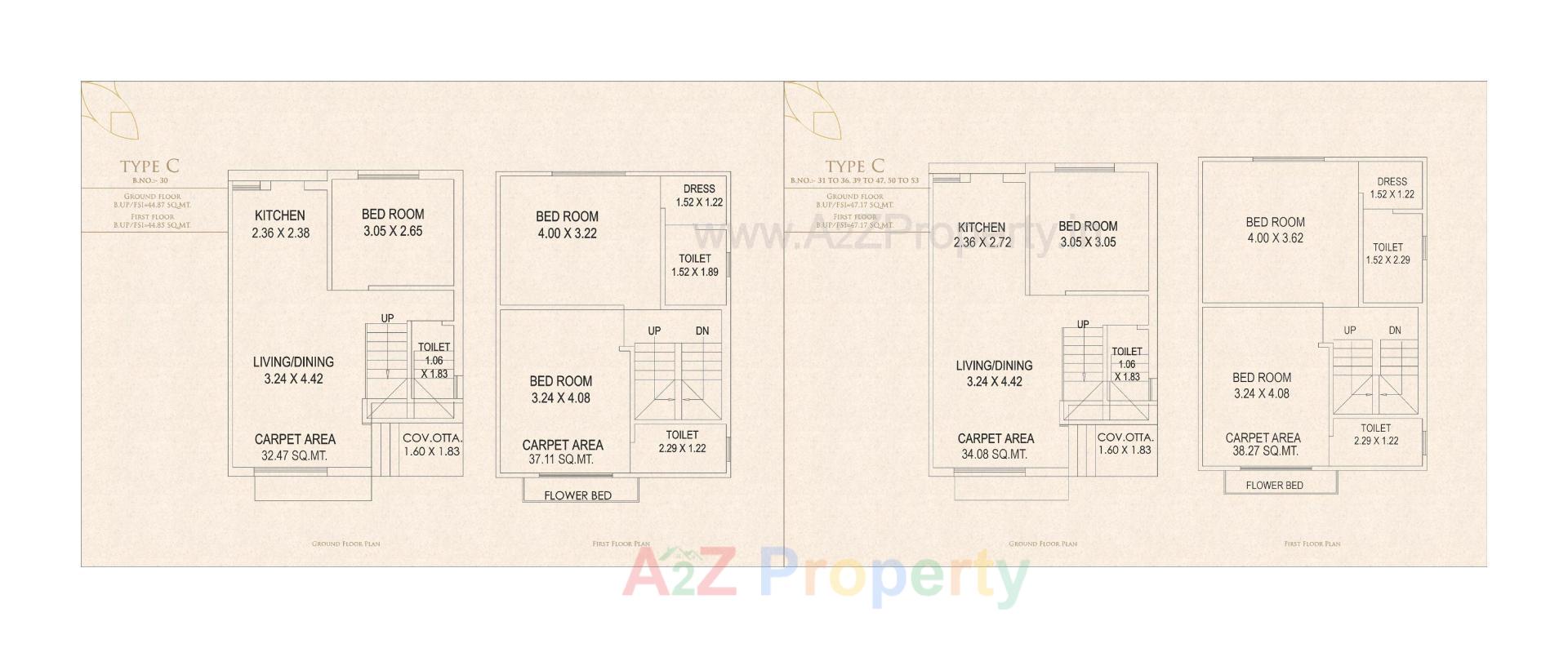 Layout of real estate project Shiv Darshan located at Tarsali, Vadodara, Gujarat
