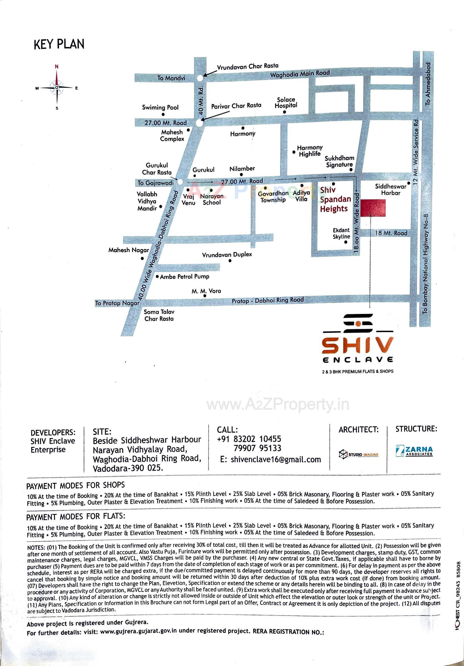  of real estate project Shiv Enclave located at Kapurai, Vadodara, Gujarat