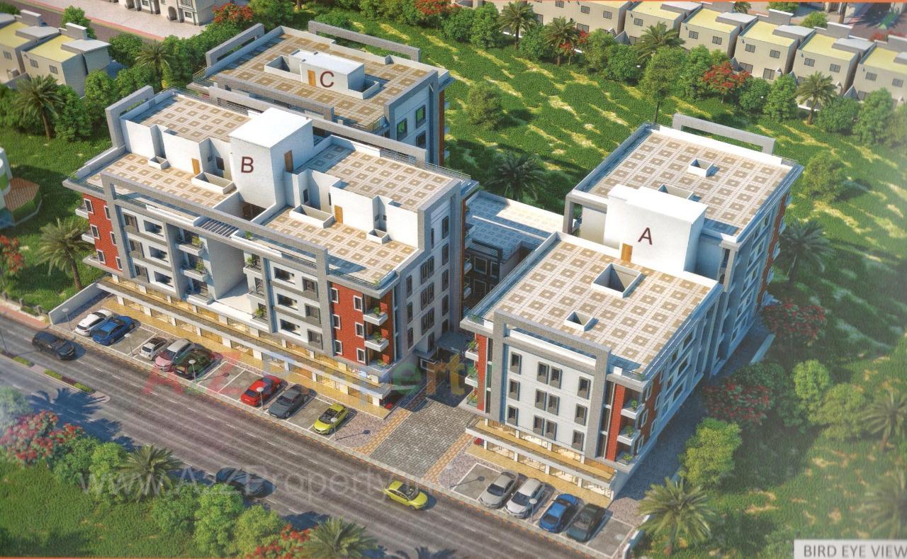 3D Elevation of real estate project Shiv Krupa Residency located at Harni, Vadodara, Gujarat