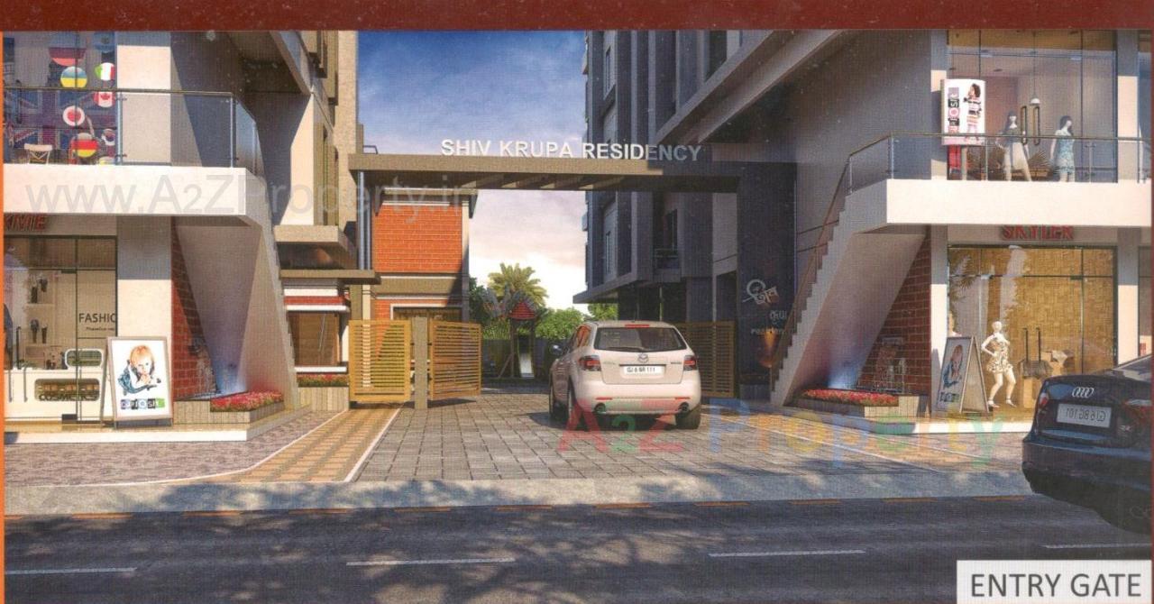 3D Elevation of real estate project Shiv Krupa Residency located at Harni, Vadodara, Gujarat