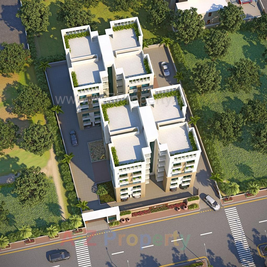 3D Elevation of real estate project Shiv Kuber Planet located at Tandalaja, Vadodara, Gujarat