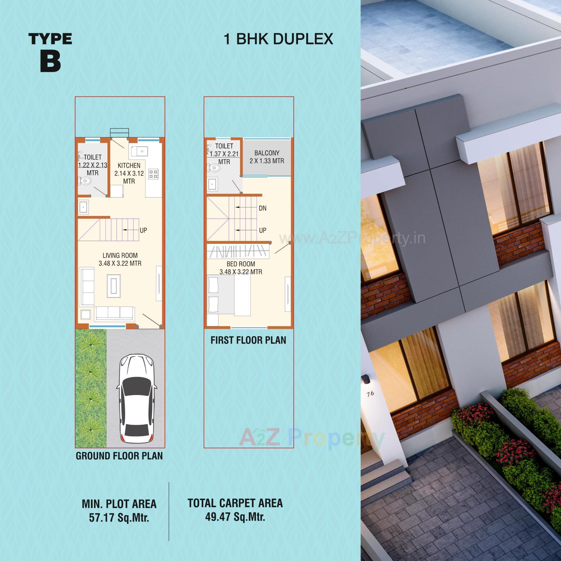 Layout of real estate project Shiv Residency located at Vadadla, Vadodara, Gujarat