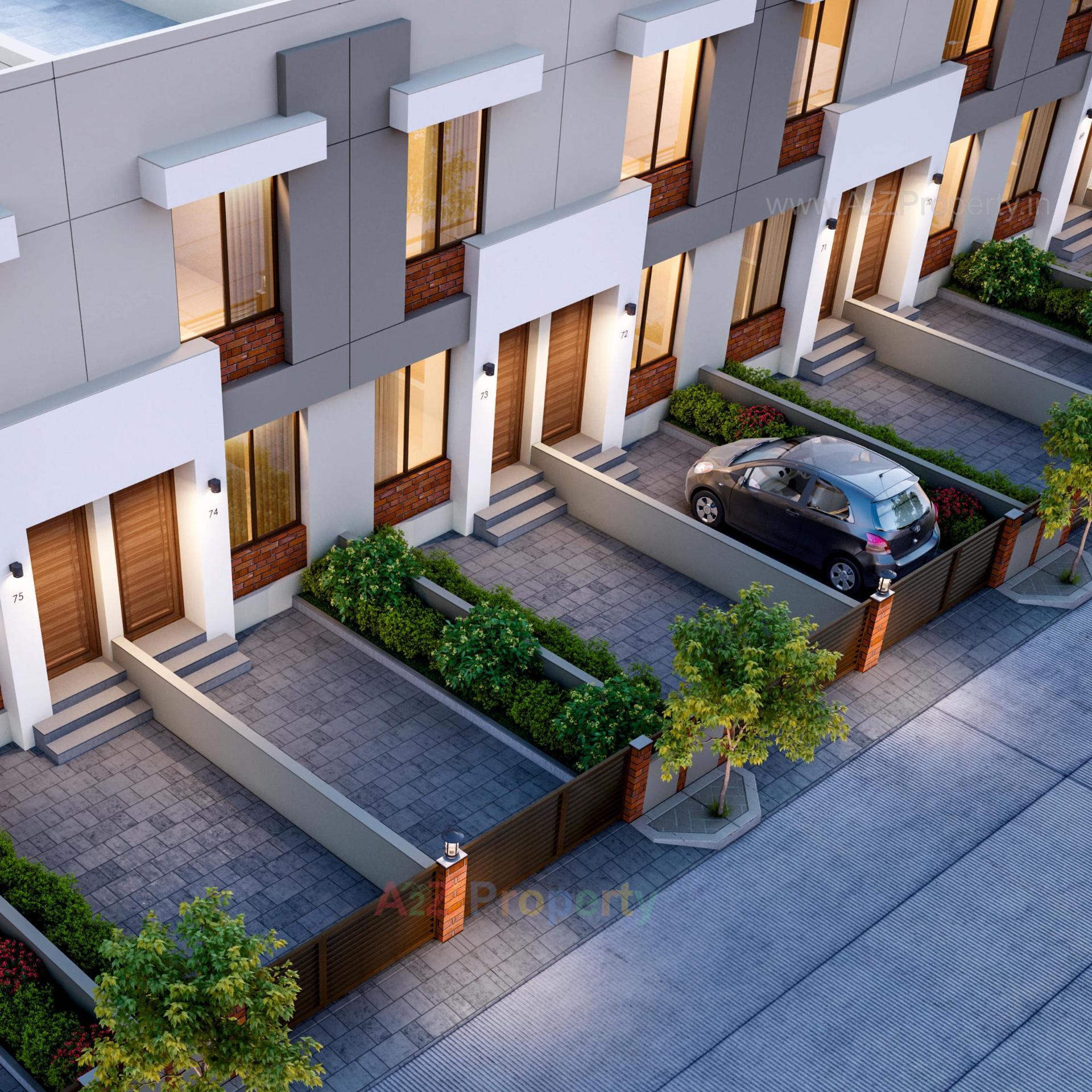 3D Elevation of real estate project Shiv Residency located at Vadadla, Vadodara, Gujarat