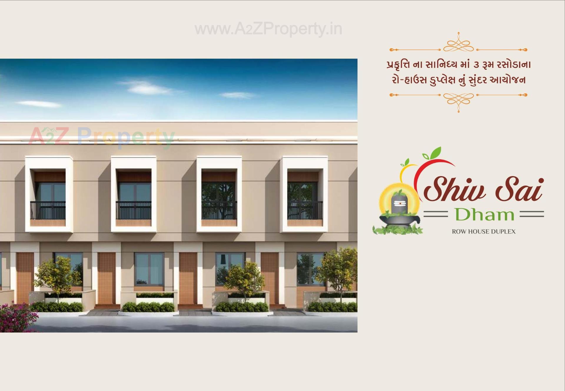 3D Elevation of real estate project Shiv Sai Dham located at Dabhoi, Vadodara, Gujarat